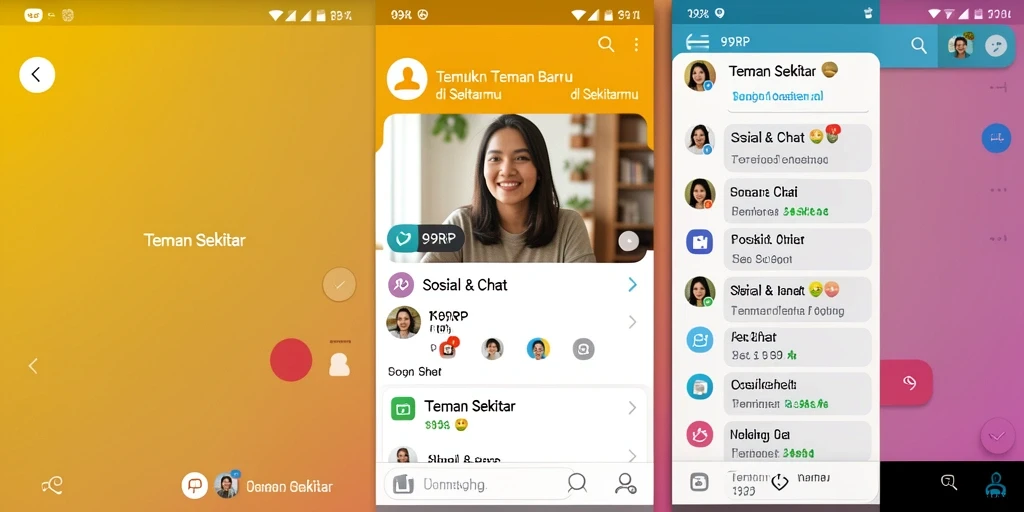 Tampilan antarmuka 99RP yang user-friendly dan menarik.