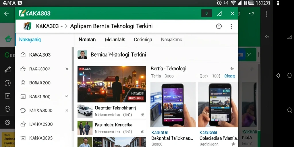Tampilan antarmuka KAKA303 yang modern dan menarik.