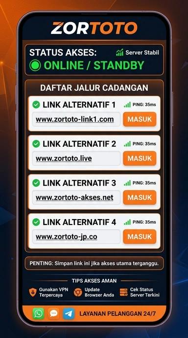 Tampilan link alternatif zortoto